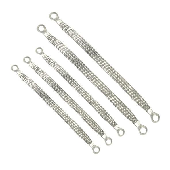 Ground Strap 10"x1/2" & 13"x1/2" Tinned Copper Braided Ground Straps Universal*5