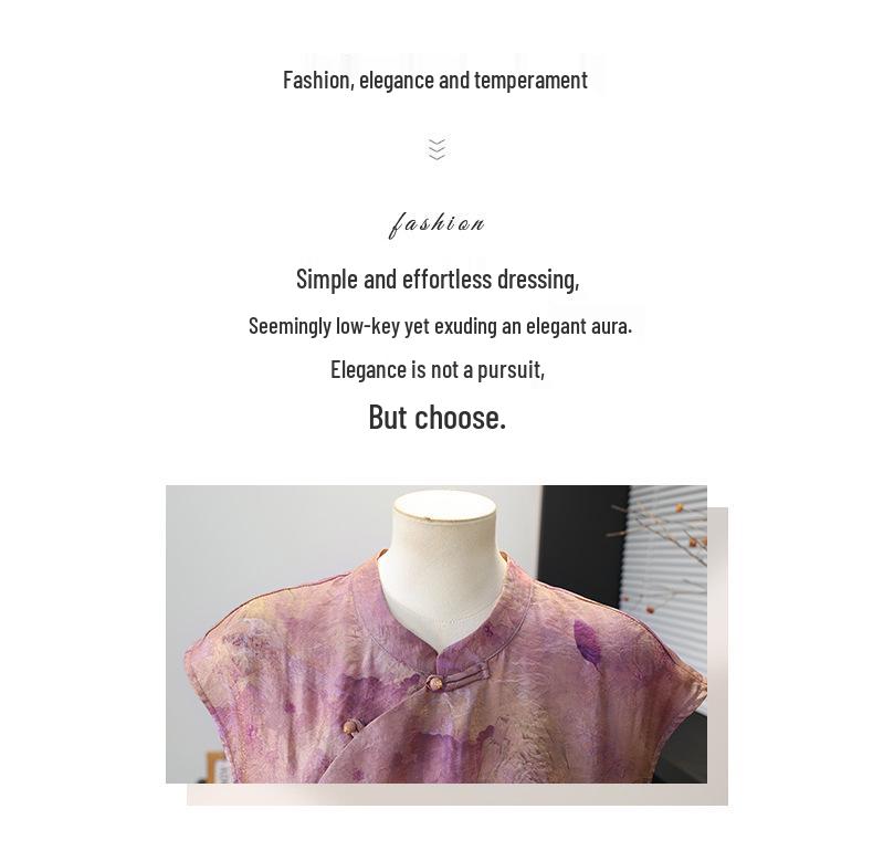 2026 National New Chinese Style Summer T-shirt for Middle-Aged and Elderly Women - Elegant Short Sleeve Top