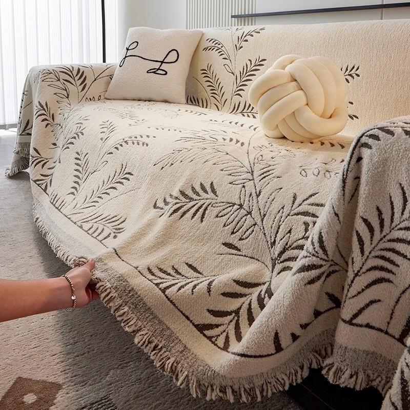 Luxury Velvet Anti-Slip Sofa Cover