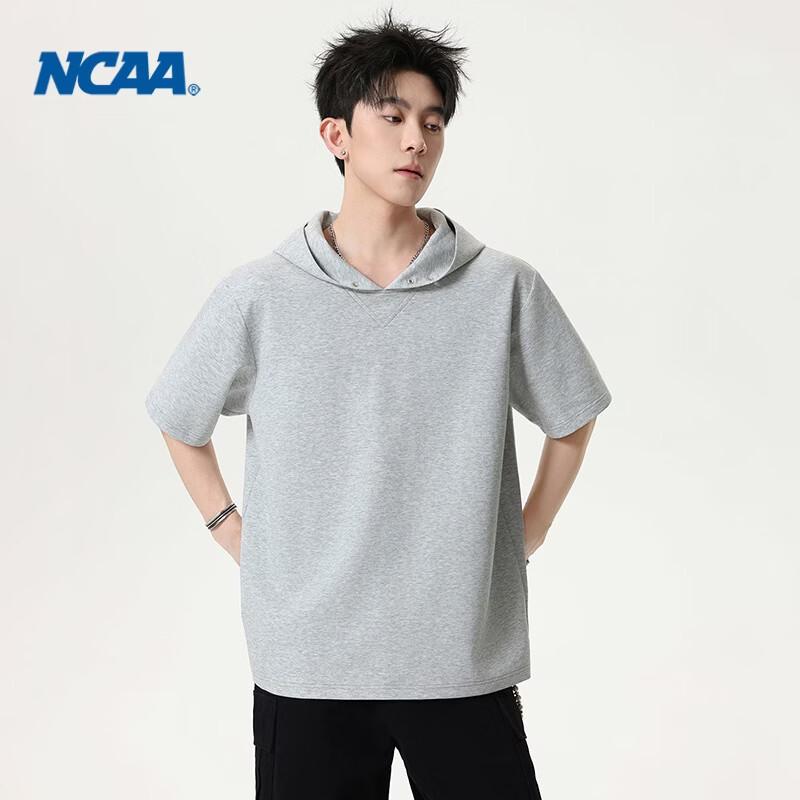 

NCAA Men s Casual Hooded Short Sleeve T-Shirt 2XL