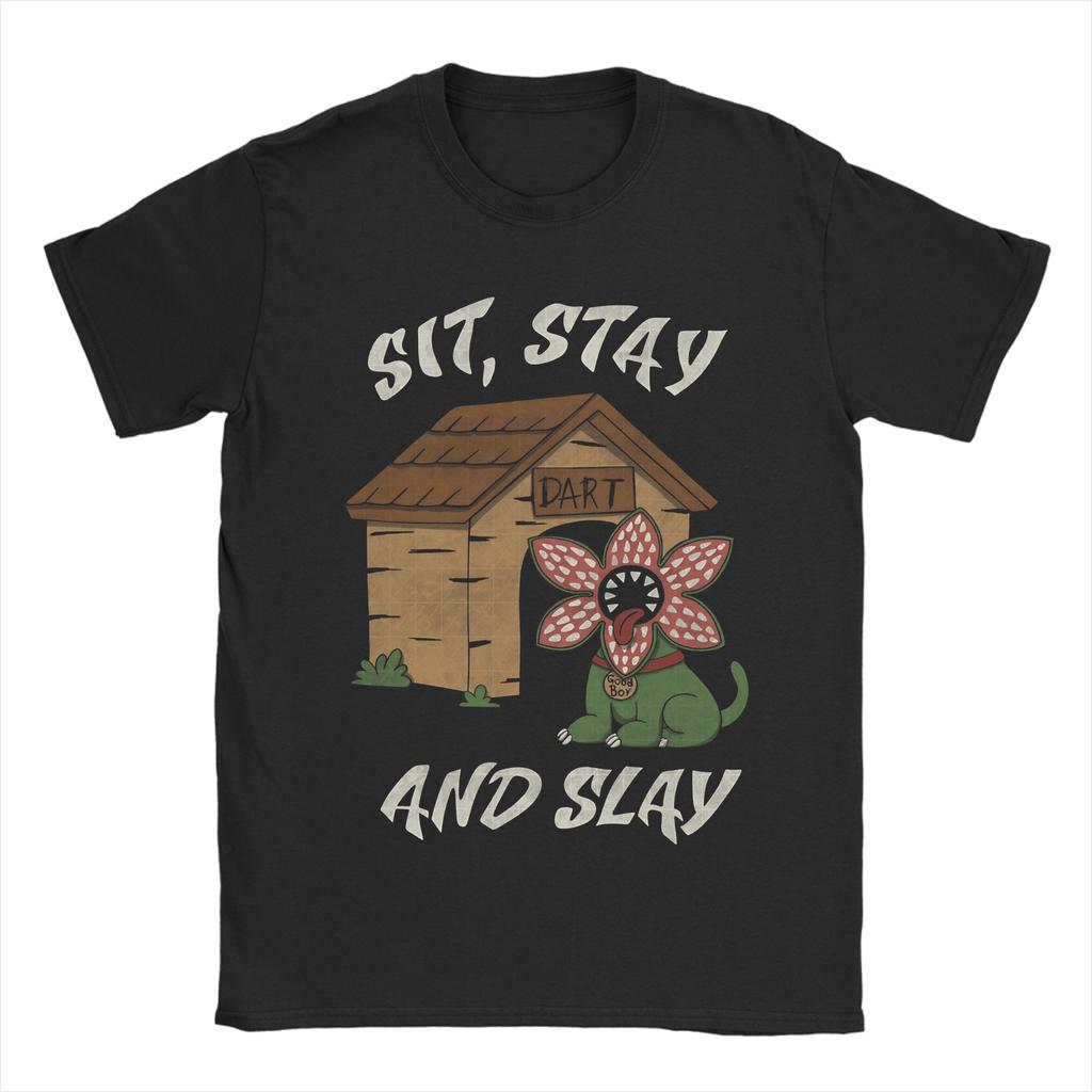 Adopt A Demodog Cute Retro 70s Monster TShirt Summer Harajuku TShirts Adult 100 Cotton O Neck Plus Size 5XL Top Tees Gift