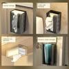 Punch-free Toilet Paper Holder Box Waterproof Storage Toilet Paper Storage Rack Paper Towel Kitchen Bathroom Storage Box