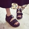Korean Ulzzang Platform Sandals Women's Harajuku Versatile Couple Beach Shoes Flat Large Size