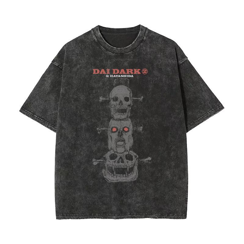 Cartoon Dorohedoro T Shirt For Teens Boys Cotton Short Sleeve Casual Fashion