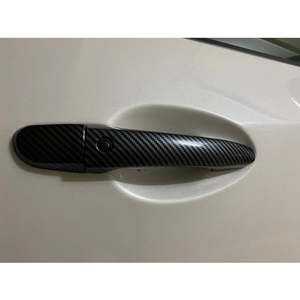 Kryt kliky dveří z uhlíkových vláken pro Toyota Yaris Cross XP210 Příslušenství Mazda2 Hybrid Samolepky na exteriér auta