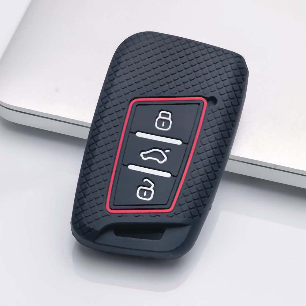 Key Case Cover for Volkswagen passat tiguan a7 b8 arteon mk2 atlas teramont superb Anti-Scratch Guard Shockproof Protection Soft Grip Texture