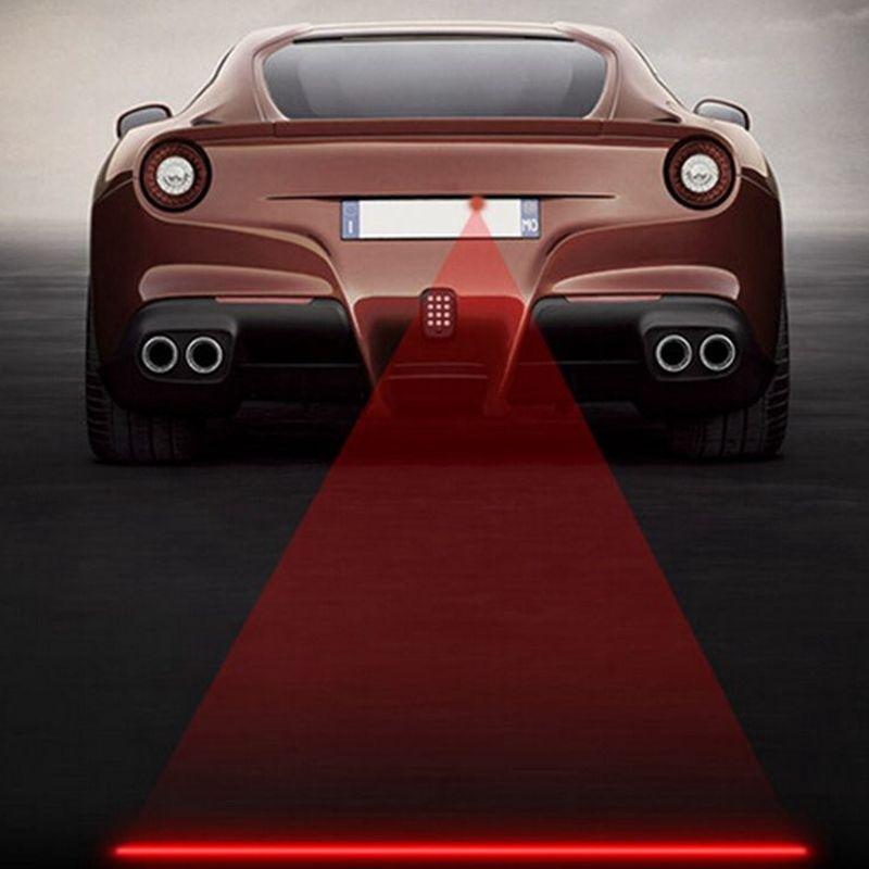 Universal LED Car Motorcycle Laser Fog Light Anti  Lamp Auto Signal Warning Lamps Car styling