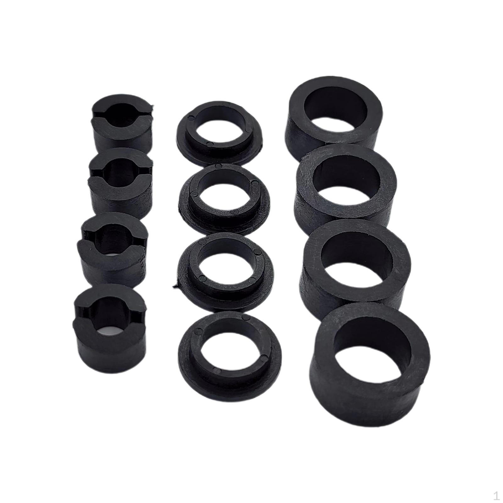 

Front Seat Support Bushings Kit, Wobbly Loose Repair for TJ Lj Supplies Black