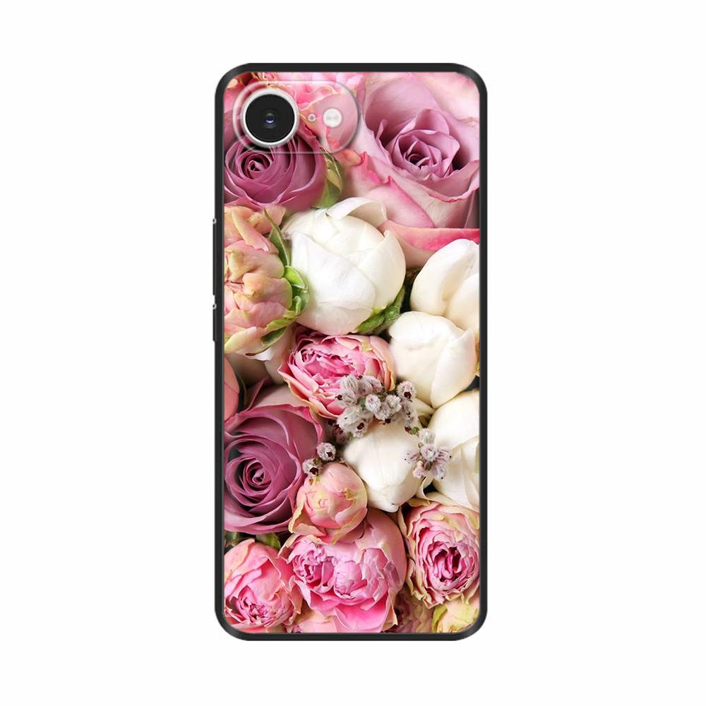 Silicone Phone Case For For iPhone 16E iPhone16E SE 2025 SE4 5G Soft Black Shockproof Shell Protection Back Cover Cases Coque