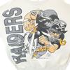 80s Made In Canada NFL Raiders Long Sleeve Sweat Trainer L JACK DAVIS Men's Used