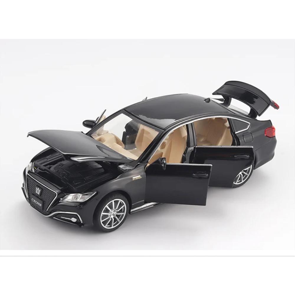 1/32 Toyota CROWN Car Model Sound and Light Alloy Die Cast Classic Luxury Cars Favorites Gift Kids Toys Cars