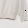 Champion TECH TERRY HALF ZIP SWEATSHIRT Pale Long Crew Stretch USA Script Logo Embroidery Women's WEAVE(R) (CW-BS001), White, Sleeve, Neck,