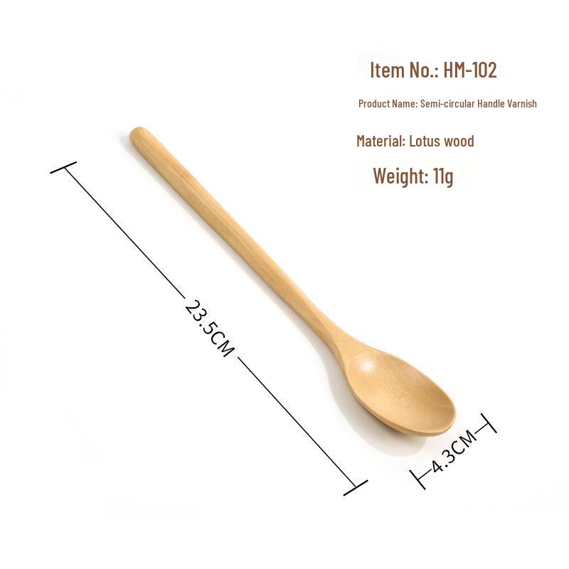 Japanese Beech Mini Wooden Spoon & Fork Set - Nanmu Soup & Cutlery Collection