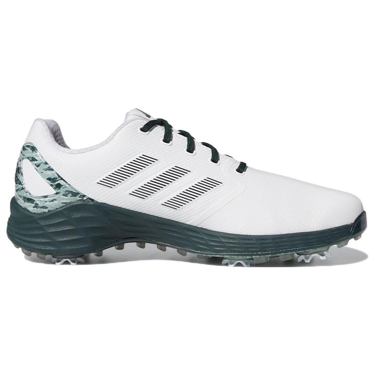 Collin Morikawa x adidas ZG21 Białe Lniane Zielone Męskie Sneakersy Chmurnobiałe Cieniowozielone HP9344