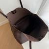 Vintage women's tote bag, new Korean version, large capacity, simple commuting bag,fashionable and versatile,single shoulder bag