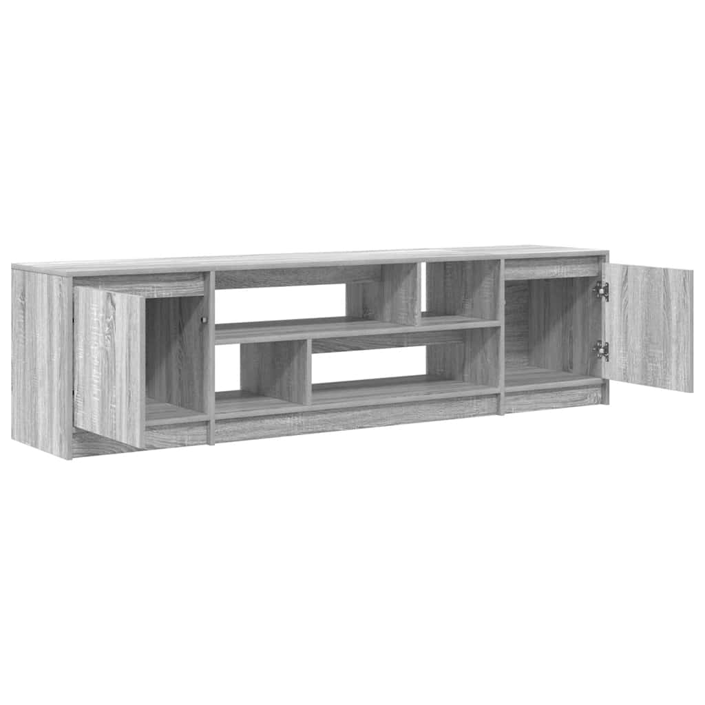 TV Stand Gray Sonoma 188.5 x 41 x 50 cm Engineered Wood