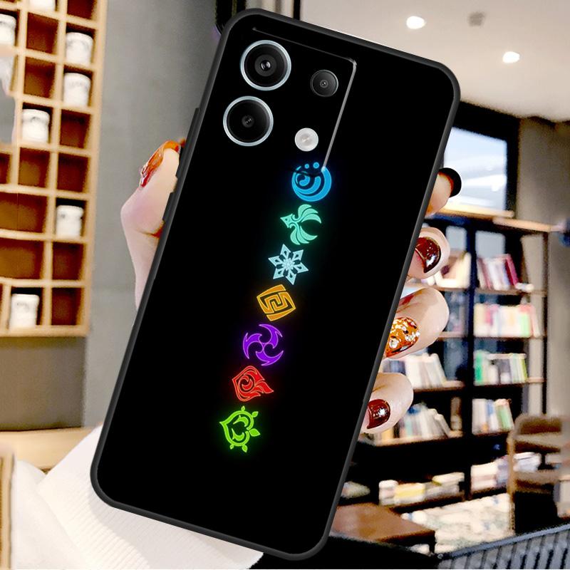 Genshin Impact For Xiaomi Redmi Note 14 Pro 13 12 11 9 10 15 Pro Plus Case For Redmi 15 15C 14C 10C 12C 13C
