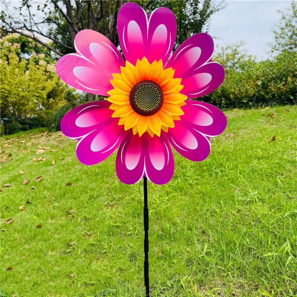 

Diameter 36cm Sunflower Windmill Multistyles Garden Yard Wind Spinner Outdoor Party Picnic Decor 10