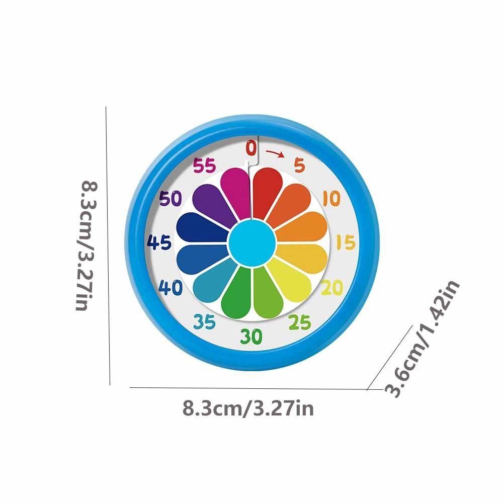 60 Minutes Countdown Alarm Clock Mechanical Kitchen Cooking Timer Visual Timer for Primary School