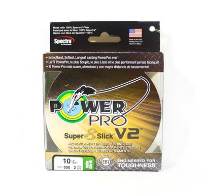 POWER PRO Super 8 Slick Version 2 Spectra Line 10lb by 300yds Aqua (7731)