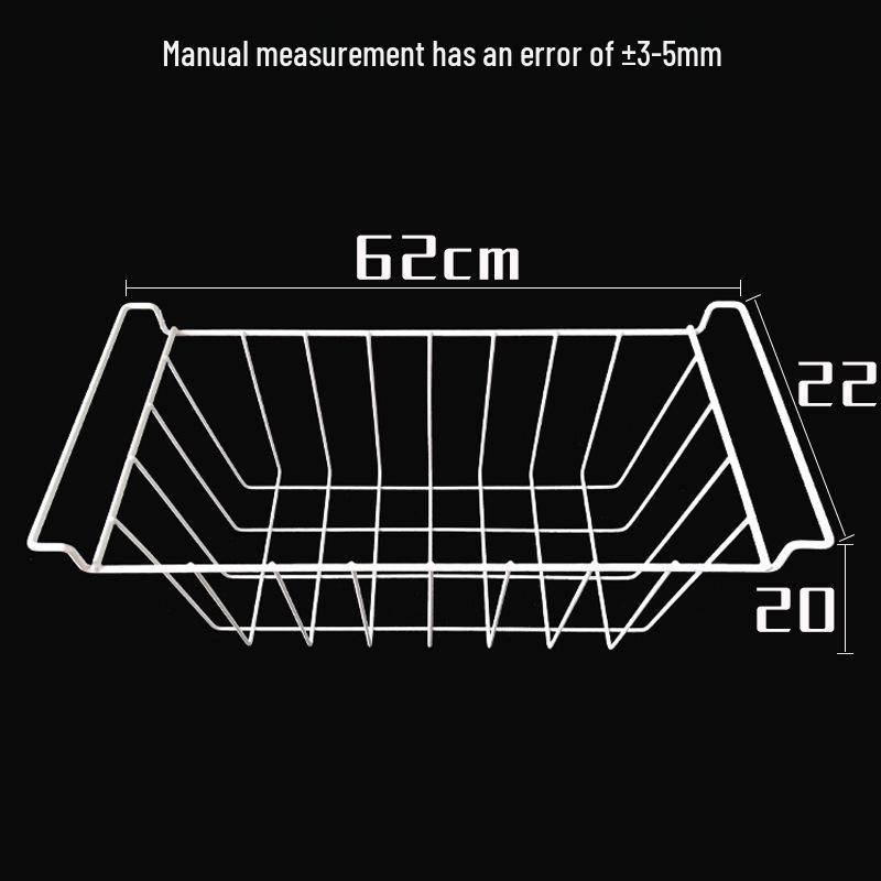 Universal Multi-Layer Hanging Freezer Storage Rack Basket