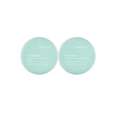 Freemay No Sebum Mineral Powder Double Set