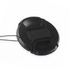 Camera Lens Cover Black ABS Protective Universal 58mm Front Lens Cover for Replacement