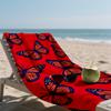 Monarch Butterfly Flair Oversized Microfiber Beach Towel Sand Proof Quick Dry, Absorbent for Swimming Pool Travel Camping