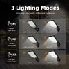 1/4PCS Solar Outdoor Floodlights Lights Holiday Decoration Spot Lamps for for Driveway Garden Patio Pathway LED Energy-Efficient