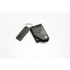 Grazio&Co. Tochigi Leather Key Case Model-II Type-B BK*SIL Black + Silver