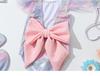 Bright Crystal Princess Mermaid Swimsuit – Cute Korean Skirt Style for Girls