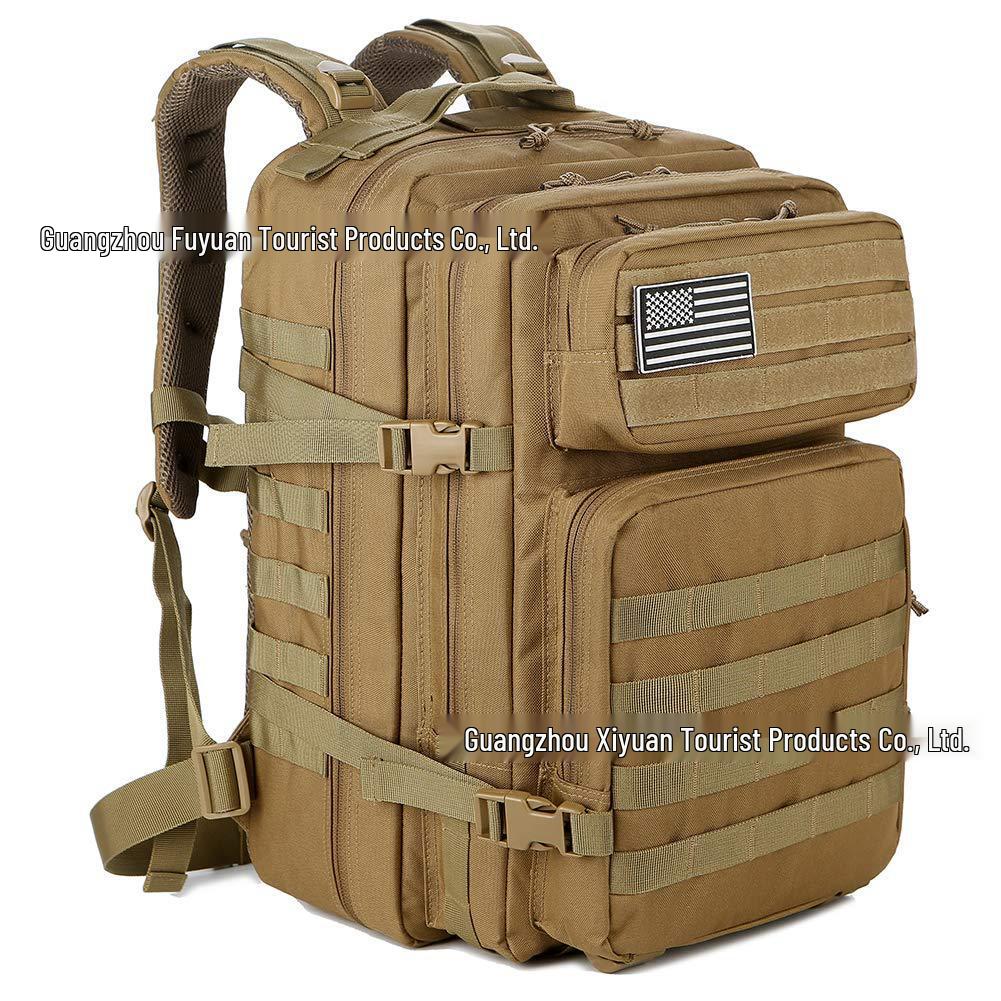 45l Tactical Backpack With 3p Molle System For Outdoor Sports Travel