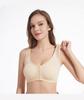 European and American Plus Size Front Buckle Breathable Wire-Free Sports Bra