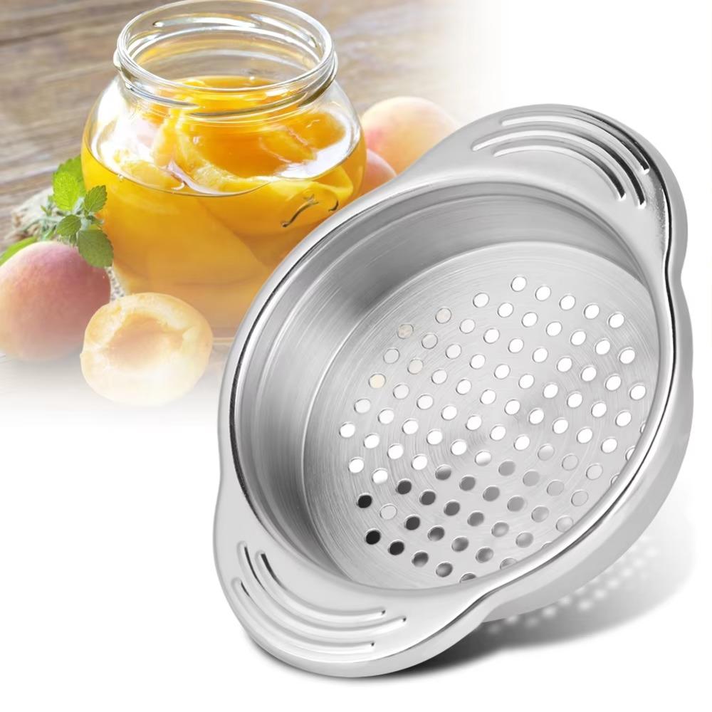 Stainless Steel Food Can Strainer Multipurpose Fruit Can Strainer Canned Food Drainer  Kitchen