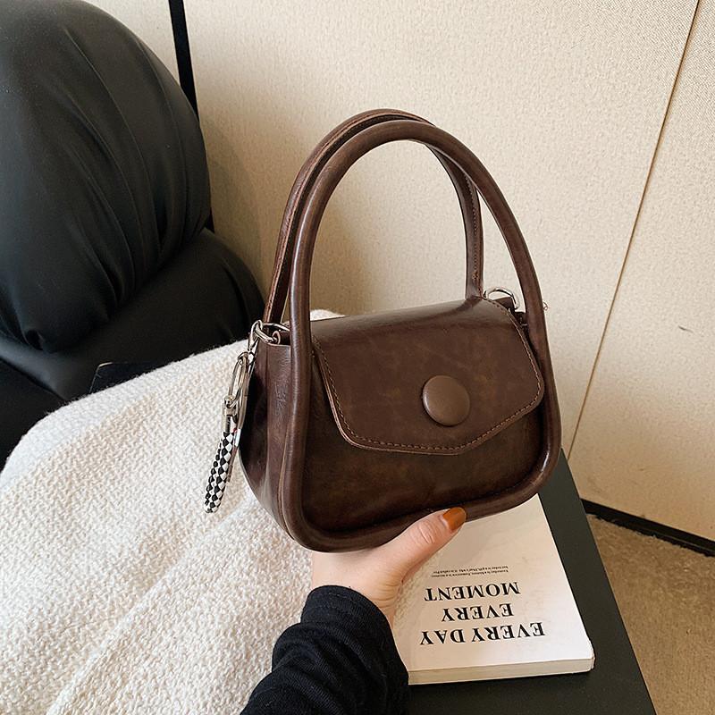 Vintage Style Tote Bag Female 2023 New Seasonal Small Shoulder Bag For Commuting