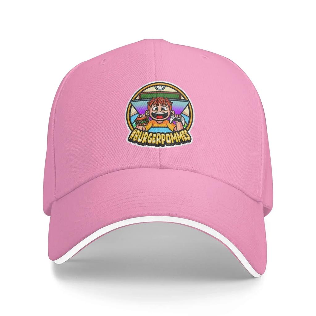 Burgerpommes Baseball Cap  yk Cool Unisex Adult Hip Hop Hats Sun Visor Custom Logo Kpop Rock Snapback Cap Gift Idea