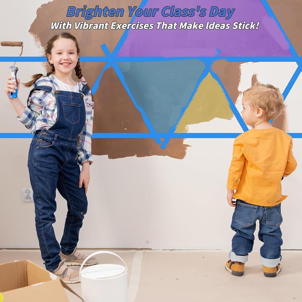 Blue Painters Clean Peel Masking Tape Adhesive DIY Painting Paper Painter Decor Craft General Purpose