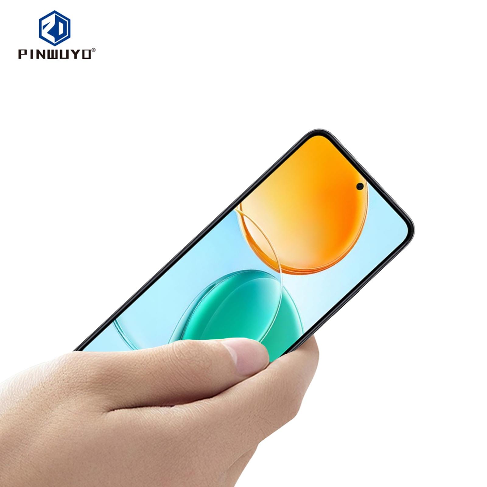 

For Honor Play 9T Tempered Glass Film PINWUYO JK Series-2 9H Full Screen Protector Black