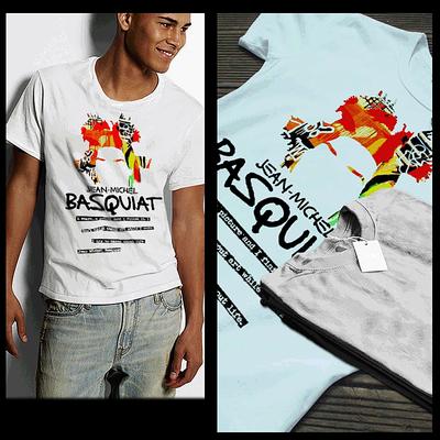 T-shirt Αφηρημένης Τέχνης πολύχρωμη ζωγραφιά Ισπανική επιρροή μετά τον Πικάσο BK καλλιτέχνης
