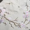 Embroideried Plum Blossom Applique Self-adhesive Clothes Sticker Cloth Patches  Bag Decoration