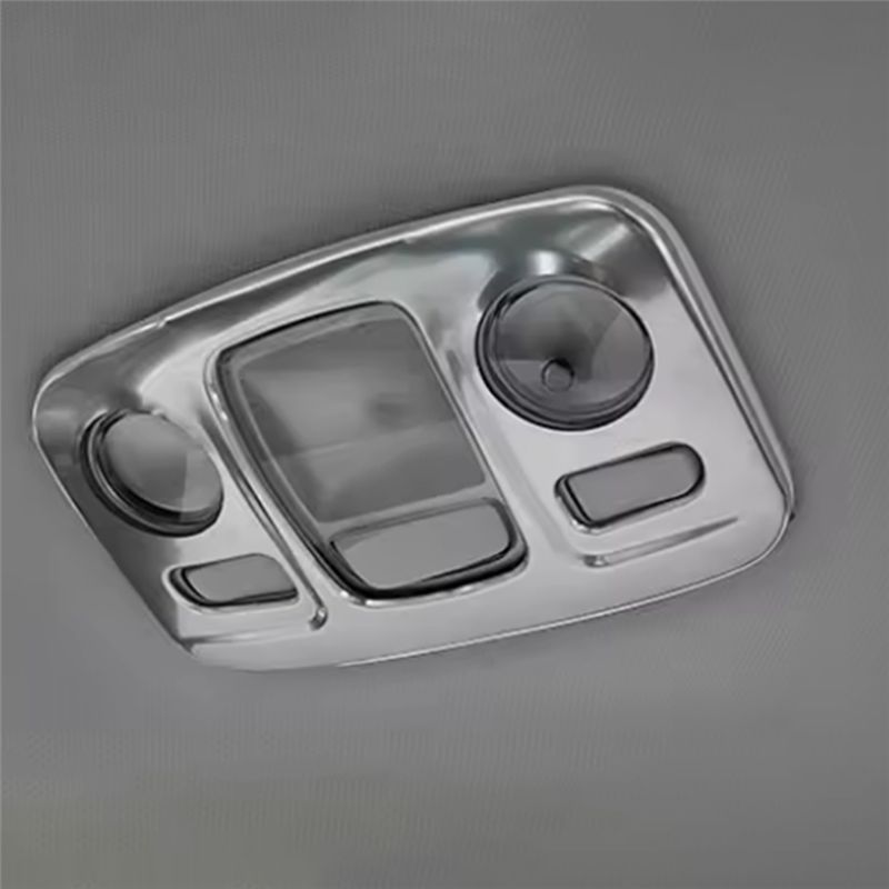 Car Interior Accessories Reading Light Cover Stainless Steel Trim Frame For 5008 Rear Light Cover