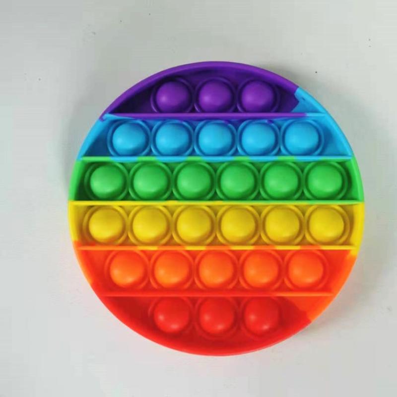 2Pcs Hot Push Bubble Fidget Toys Sensory Autism Special Needs Stress Reliever Squeeze Decompression Toy Fidget Toys For Kids