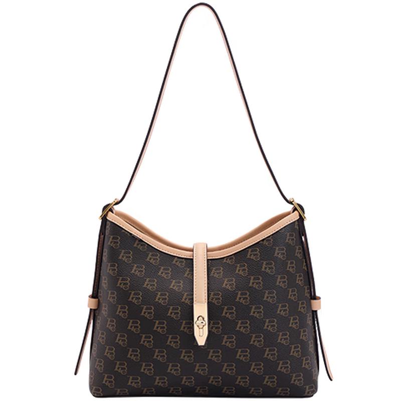 Belle Gift Vintage Monogram Women s Shoulder Tote Bag Free Size