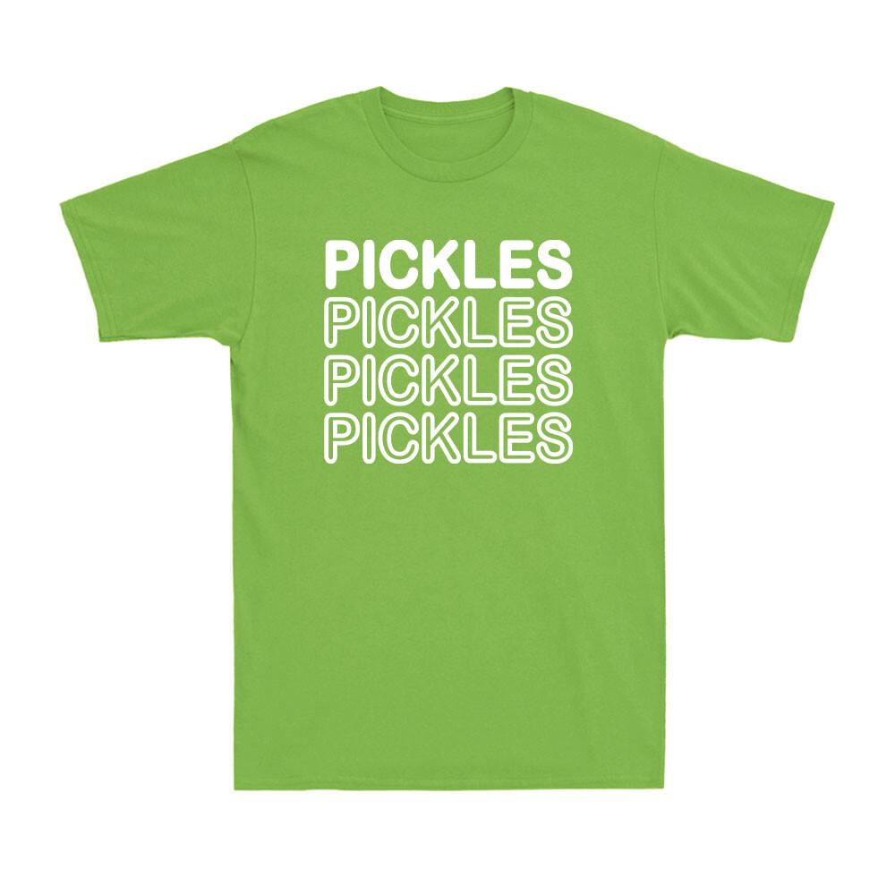 I Love Pickles Pickle Funny Pickle Lover Cucumber In Vinegar Unisexs Tshirt