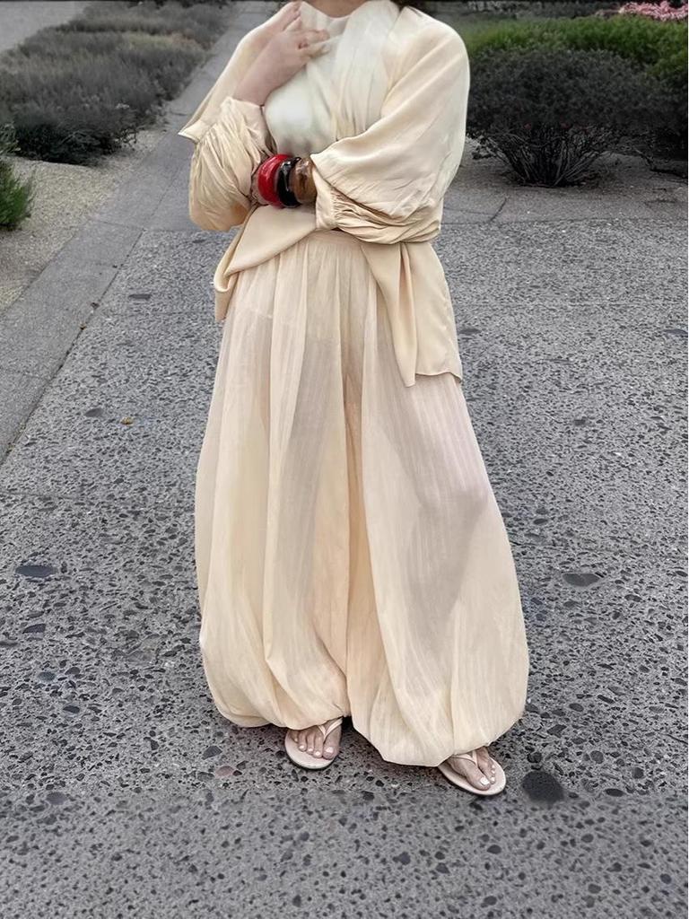 European & American Style High-End Casual Women's Balloon Pants