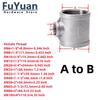 1/4'' - 2'' BSP Female Thread Reducing Tee Type 304 Stainless Steel Adapter Water Casting Pipe Fitting Joint 3 Ways Connector Fuel System Fittings7