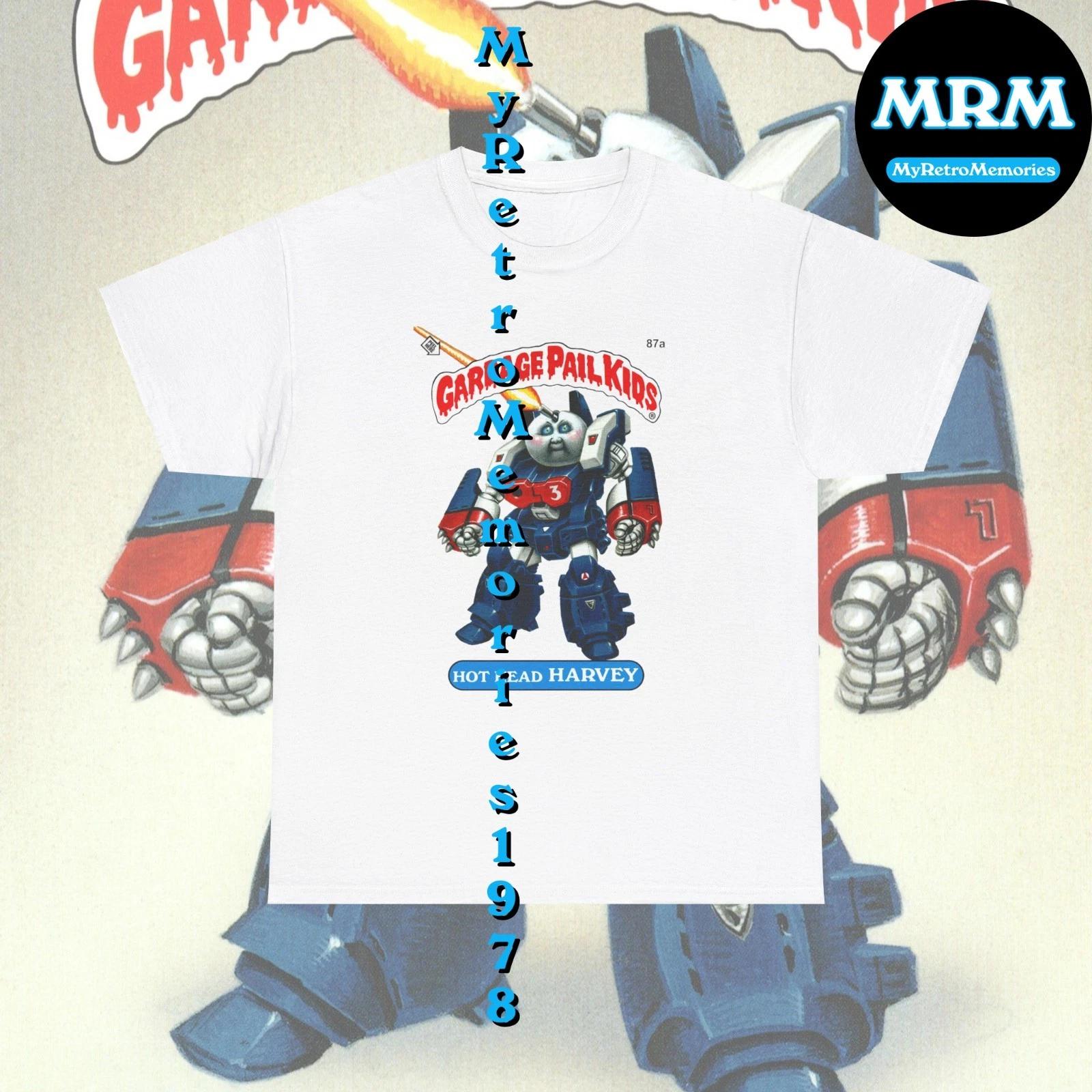 Garbage Pail Kids Hot Head Harvey, Roy Bot Children s T-shirt 5 Colors S-L GPK Retro Tee 140