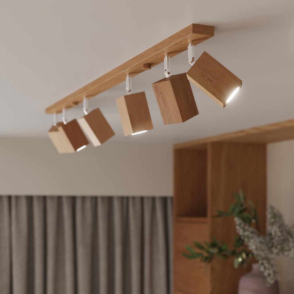 Keke oak wall lamp