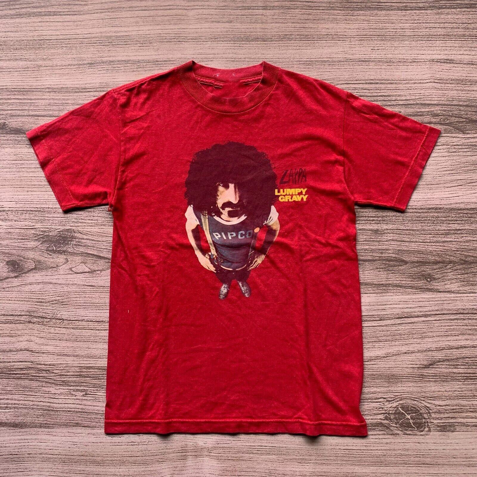 FRANK ZAPPA Lumpy Gravy Big Logo Frank Zappa Red Size S to 5XL Shirt AG1021 M