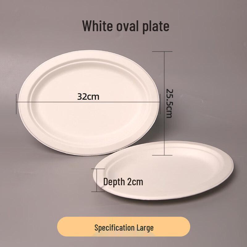 Biodegradable Wheat Straw Disposable Plates & Dishes